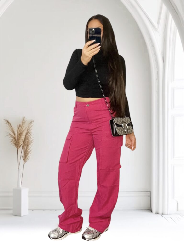 Pantalon CARGO Fuchsia