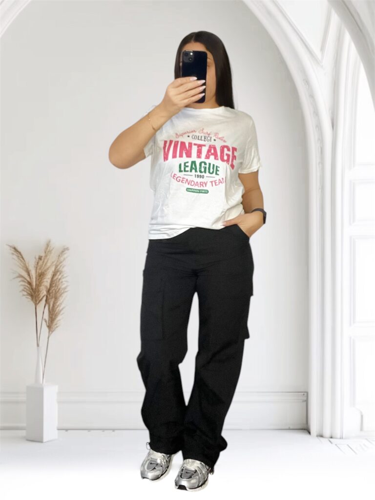 T-Shirt VINTAGE fuchsia