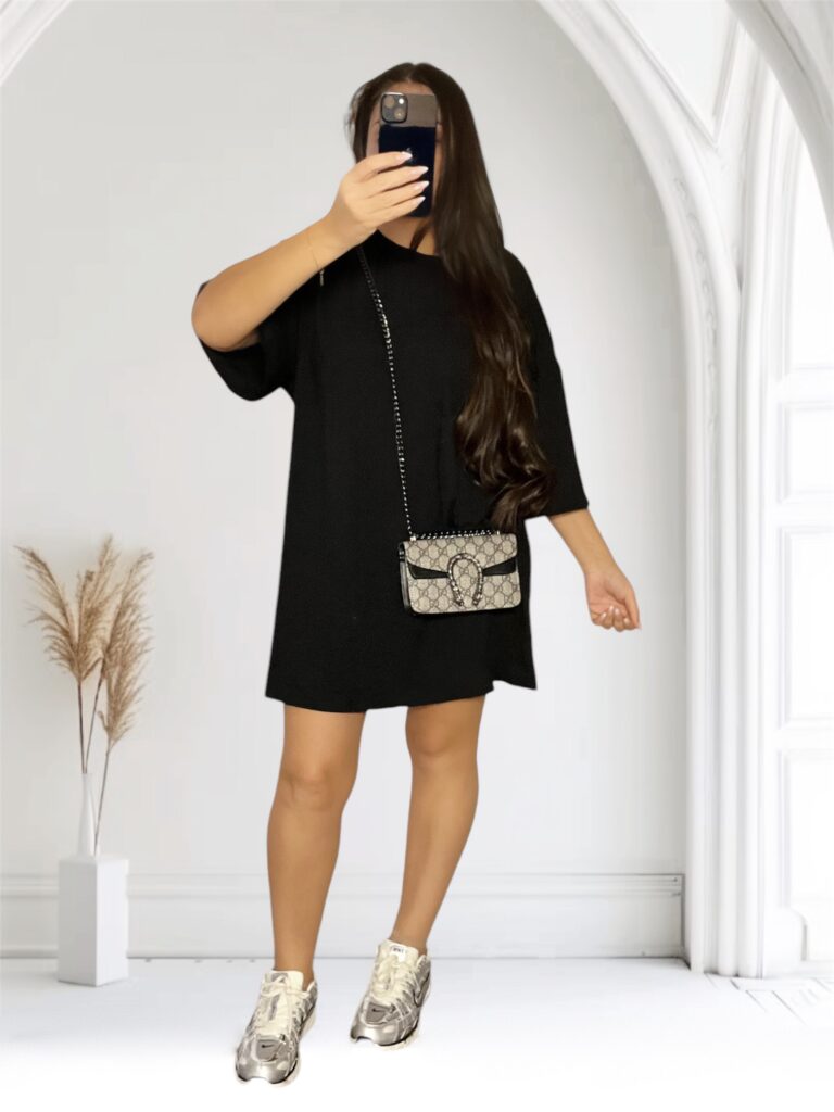 T-shirt oversive PEARL Noir
