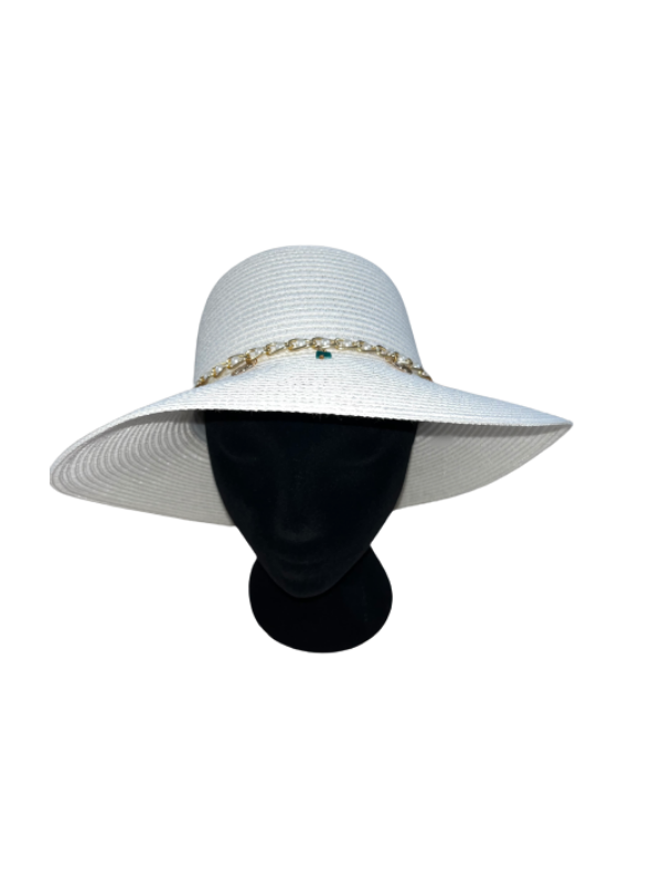 Chapeau CHAINE Blanc