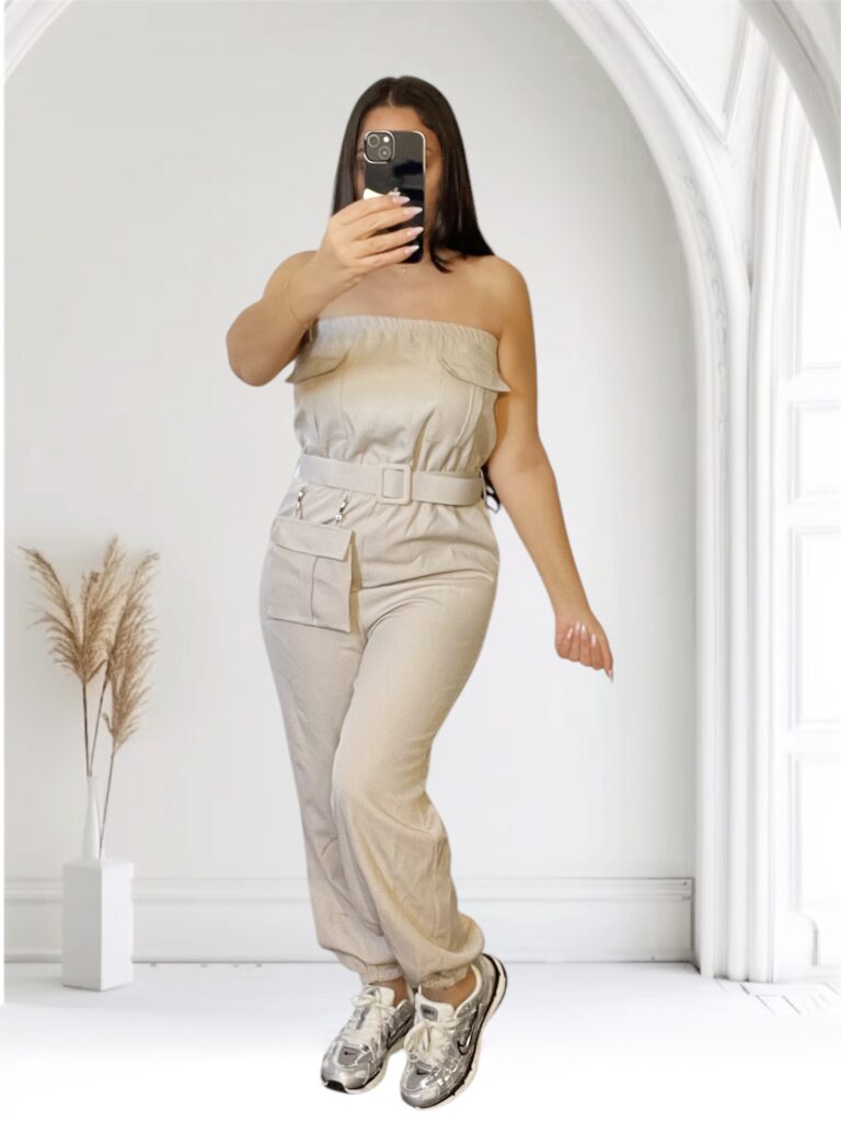 Combinaison Bustier AVA Beige